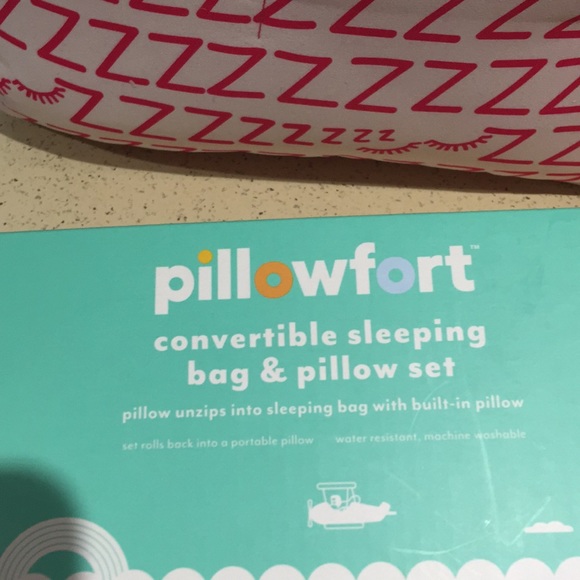 Pillowfort Bedding Pillowfort Convertible Sleeping Bag Pillow Set Poshmark